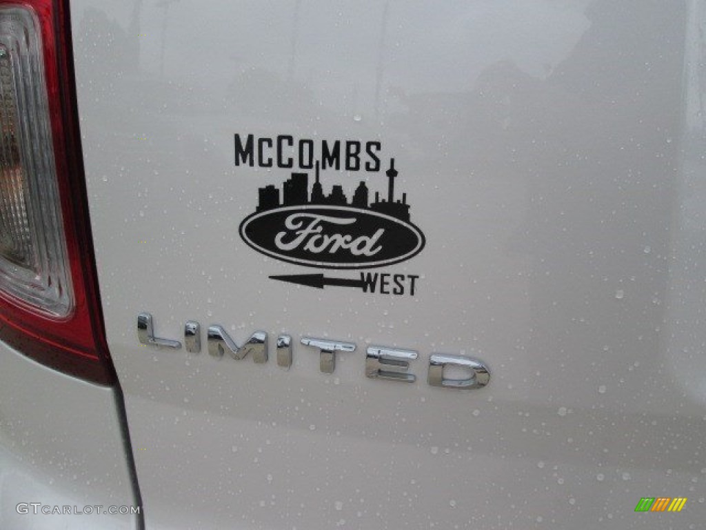 2015 Explorer Limited - White Platinum / Charcoal Black photo #11