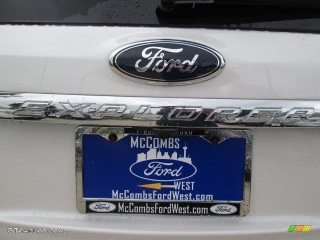 2015 Explorer Limited - White Platinum / Charcoal Black photo #17