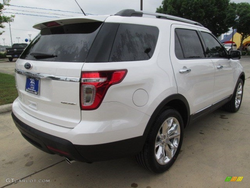 2015 Explorer Limited - White Platinum / Charcoal Black photo #18