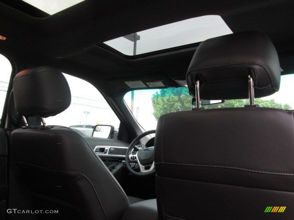 2015 Explorer Limited - White Platinum / Charcoal Black photo #24