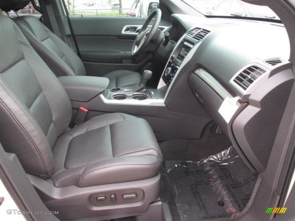 2015 Explorer Limited - White Platinum / Charcoal Black photo #28