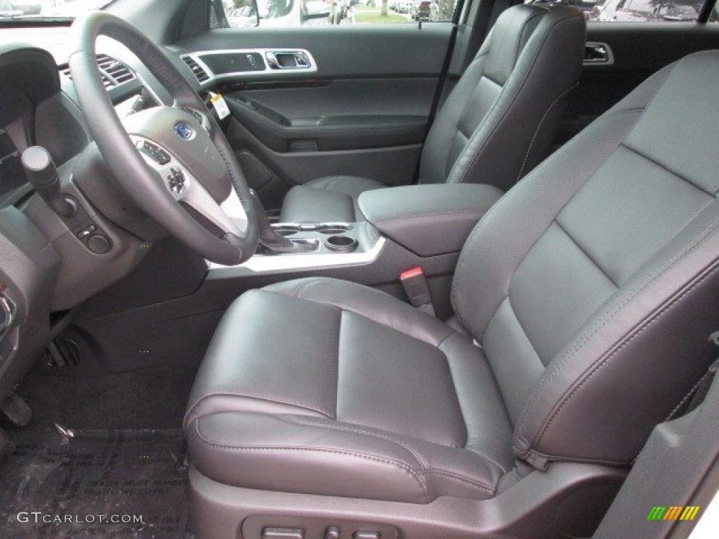 2015 Explorer Limited - White Platinum / Charcoal Black photo #35