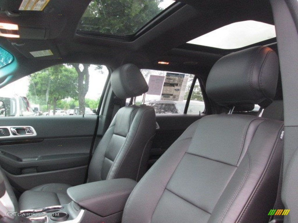 2015 Explorer Limited - White Platinum / Charcoal Black photo #36