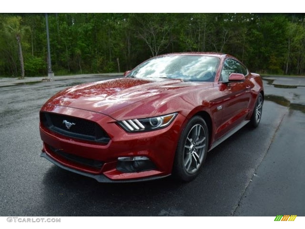 Ruby Red Metallic Ford Mustang