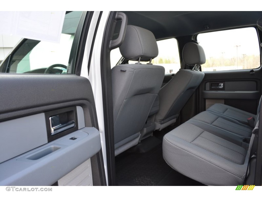 2014 F150 STX SuperCrew - Oxford White / Steel Grey photo #15