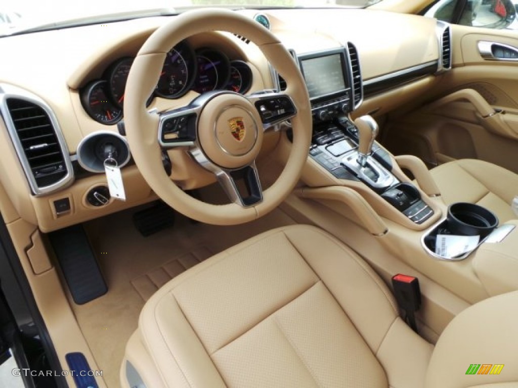 Luxor Beige Interior 2016 Porsche Cayenne Standard Cayenne Model Photo #102939941