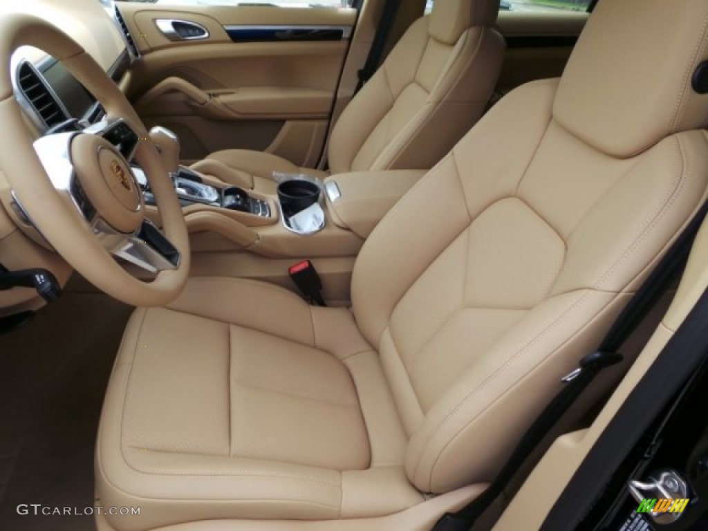 Luxor Beige Interior 2016 Porsche Cayenne Standard Cayenne Model Photo #102939971