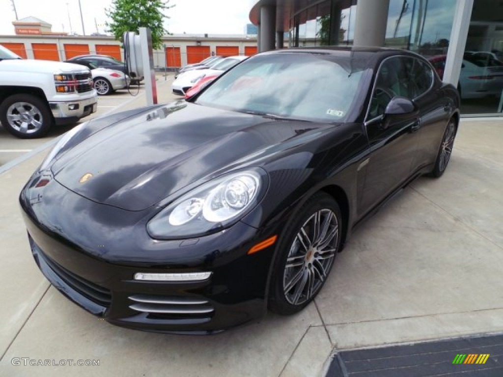 Jet Black Metallic 2015 Porsche Panamera 4S Exterior Photo #102941240