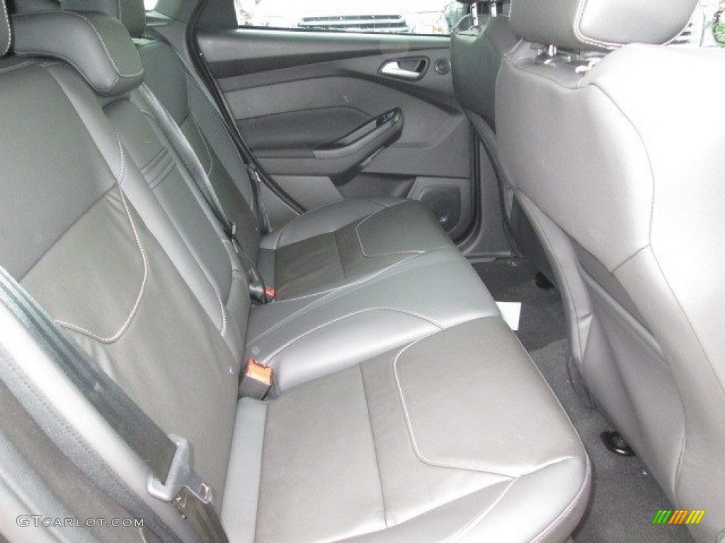 ST Charcoal Black Recaro Sport Seats Interior 2015 Ford Focus ST Hatchback Photo #102943451