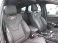 ST Charcoal Black Recaro Sport Seats 2015 Ford Focus ST Hatchback Interior Color