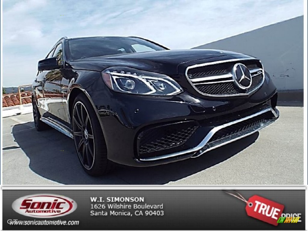 2015 E 63 AMG S 4Matic Wagon - Black / Black photo #1