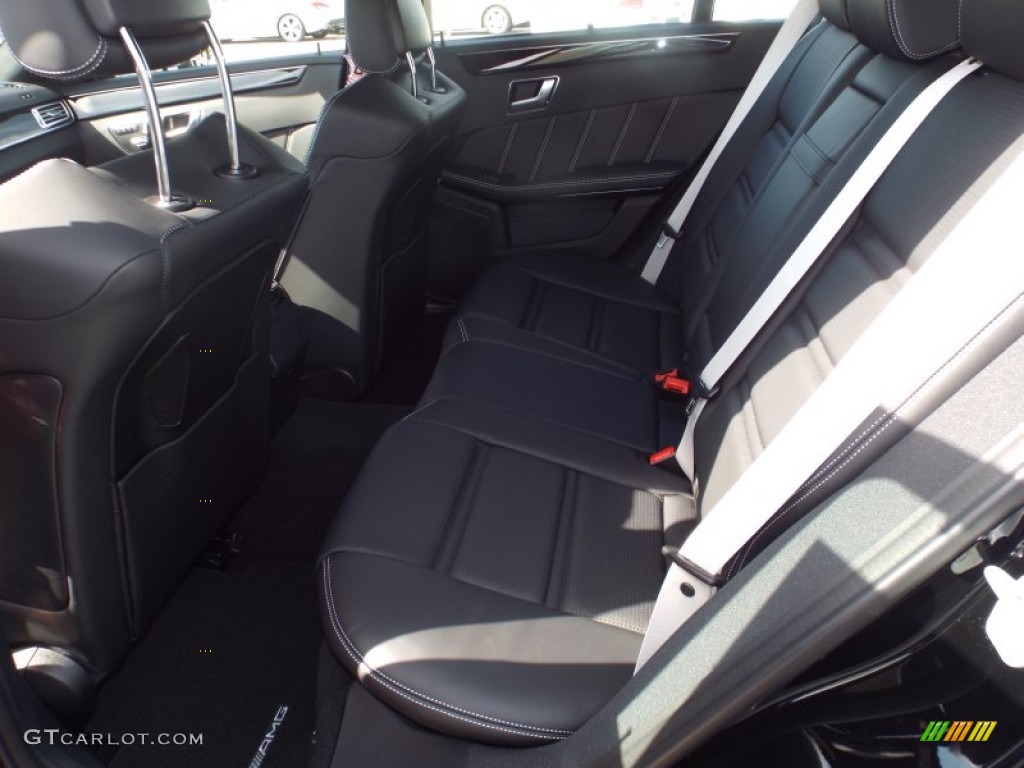 Black Interior 2015 Mercedes-Benz E 63 AMG S 4Matic Wagon Photo #102943949