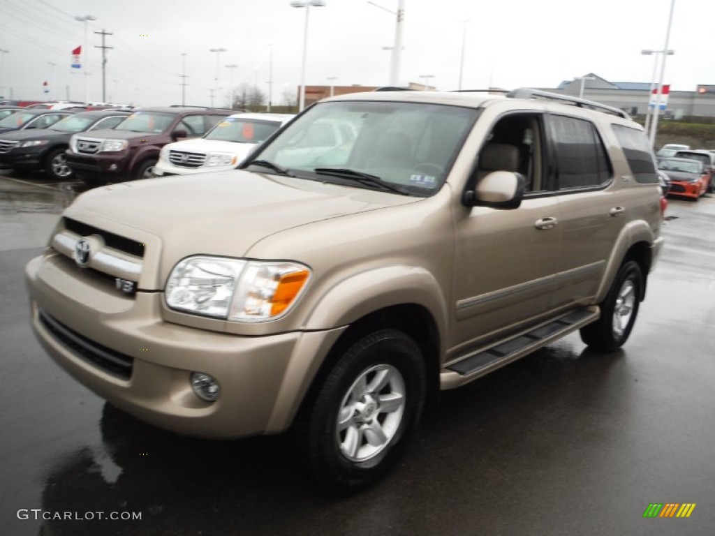 Desert Sand Mica 2005 Toyota Sequoia SR5 4WD Exterior Photo #102948269