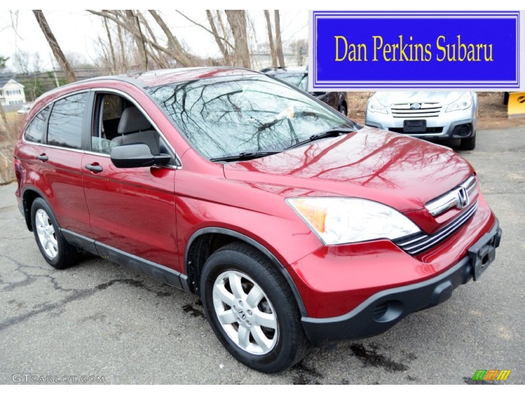 2008 CR-V EX 4WD - Tango Red Pearl / Ivory photo #1