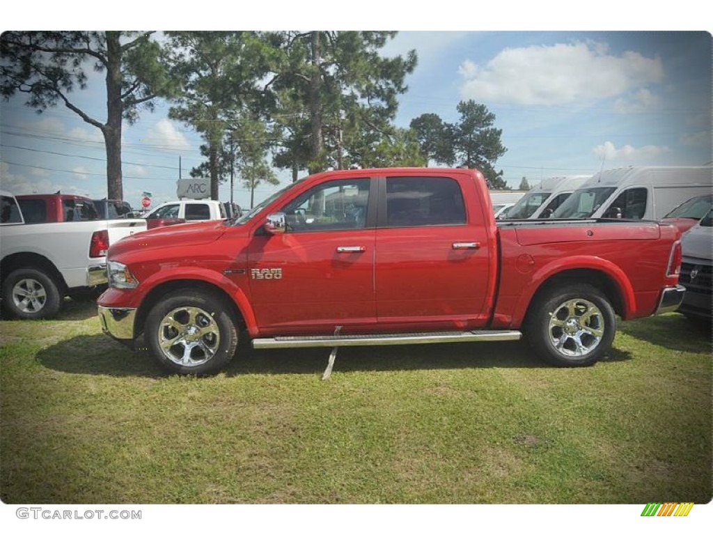 Flame Red 2015 Ram 1500 Laramie Crew Cab Exterior Photo #102948956