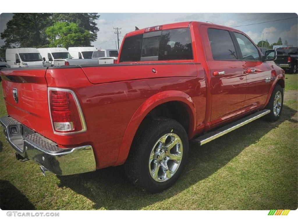 2015 1500 Laramie Crew Cab - Flame Red / Black photo #5