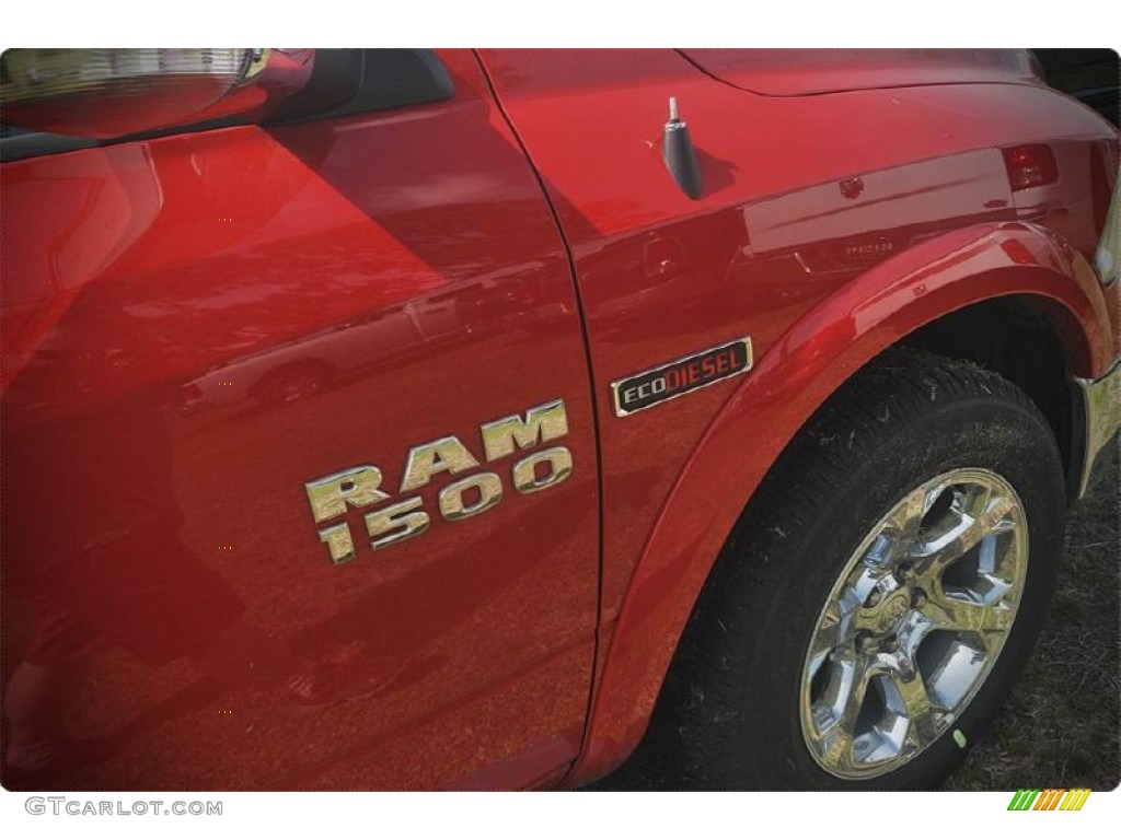 2015 1500 Laramie Crew Cab - Flame Red / Black photo #6