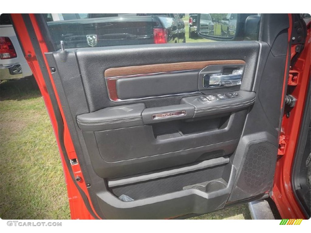 2015 1500 Laramie Crew Cab - Flame Red / Black photo #9