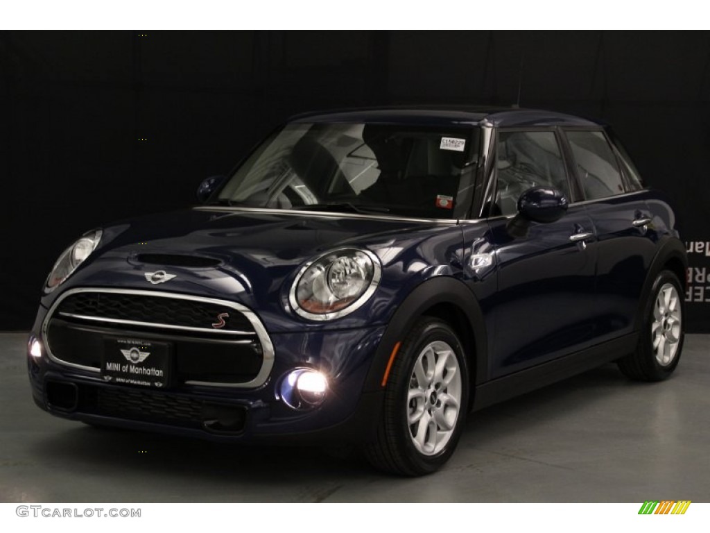 2015 Cooper S Hardtop 4 Door - Deep Blue Metallic / Carbon Black photo #1