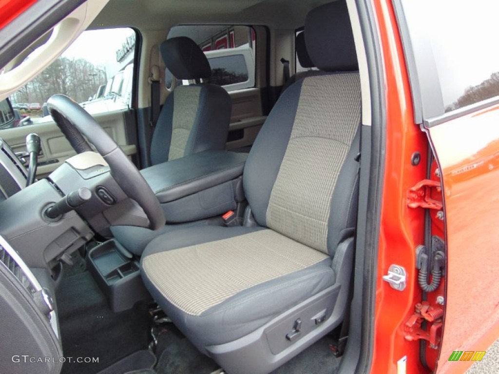 2011 Ram 1500 SLT Crew Cab 4x4 - Flame Red / Dark Slate Gray/Medium Graystone photo #15