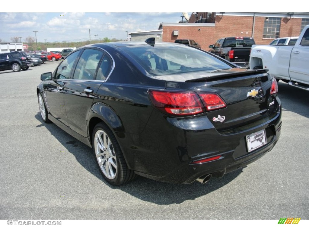 2015 SS Sedan - Phantom Black Metallic / Jet Black photo #4