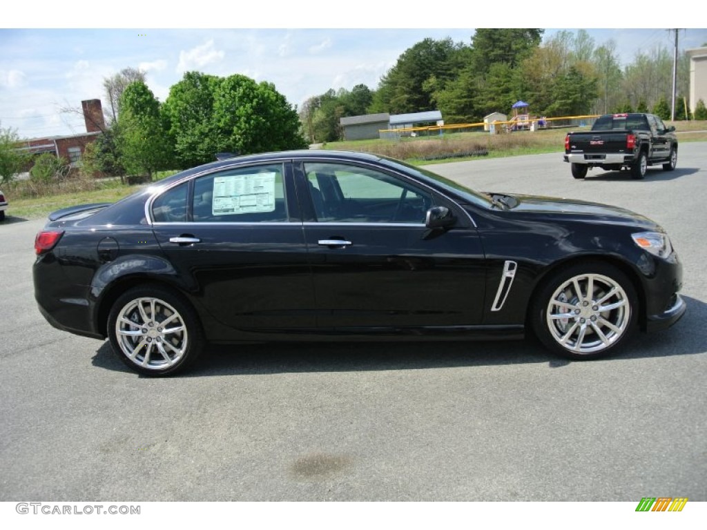2015 SS Sedan - Phantom Black Metallic / Jet Black photo #6