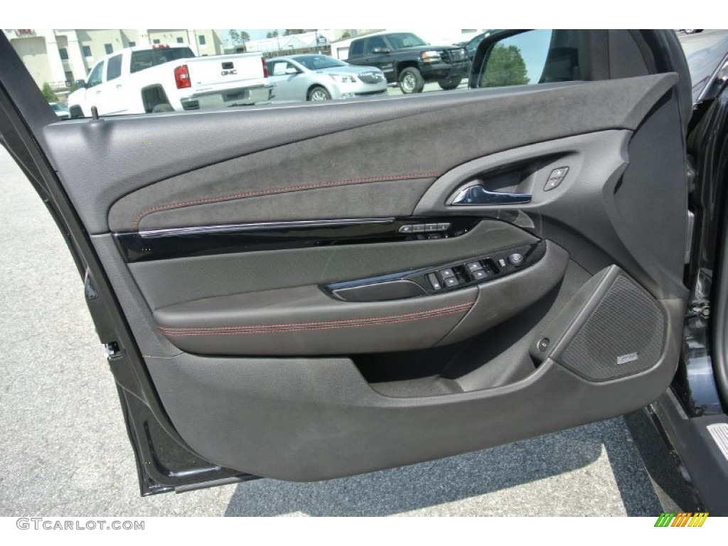 2015 Chevrolet SS Sedan Jet Black Door Panel Photo #102952277