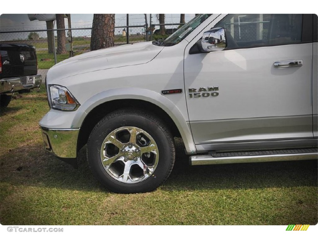 2015 1500 Laramie Crew Cab - Bright White / Canyon Brown/Light Frost photo #3