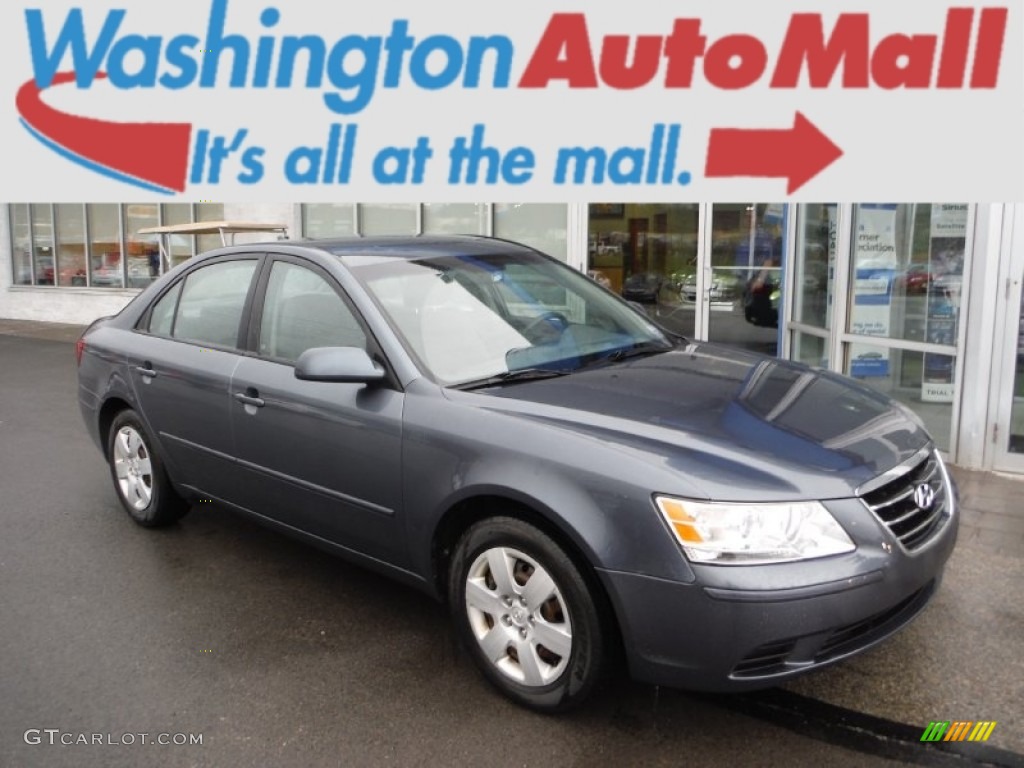 2010 Sonata GLS - Slate Blue / Gray photo #1