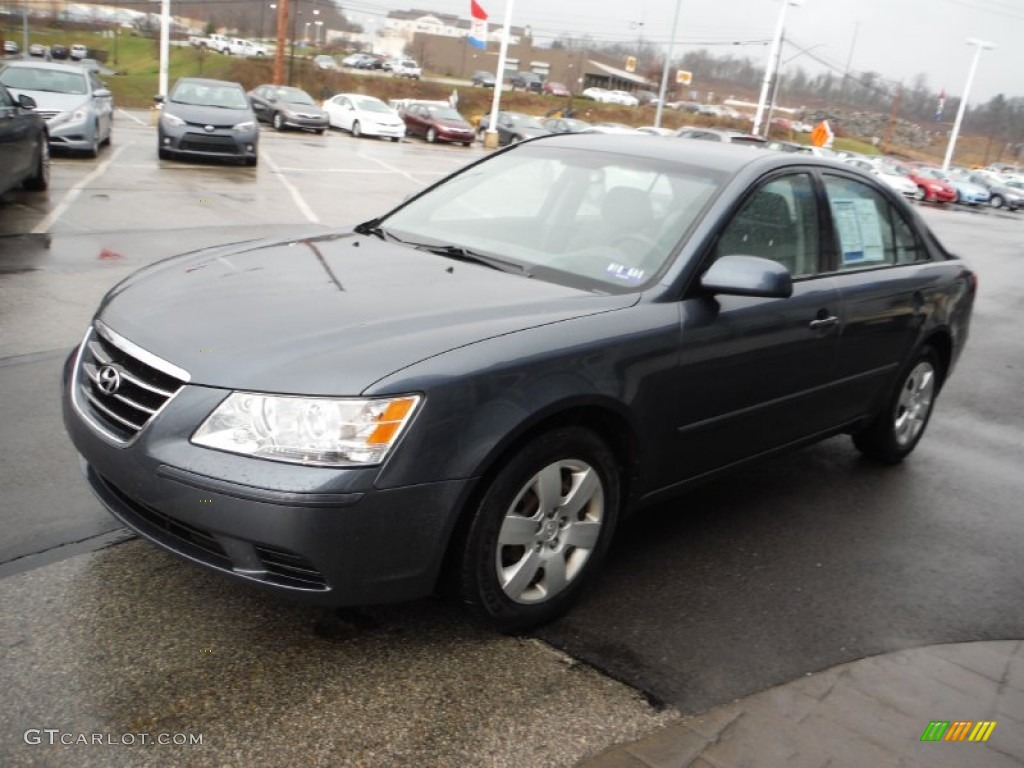 2010 Sonata GLS - Slate Blue / Gray photo #5
