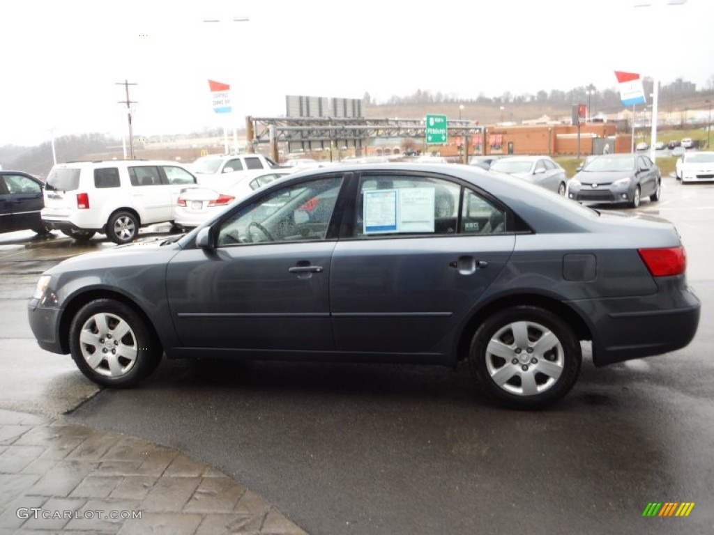 2010 Sonata GLS - Slate Blue / Gray photo #6