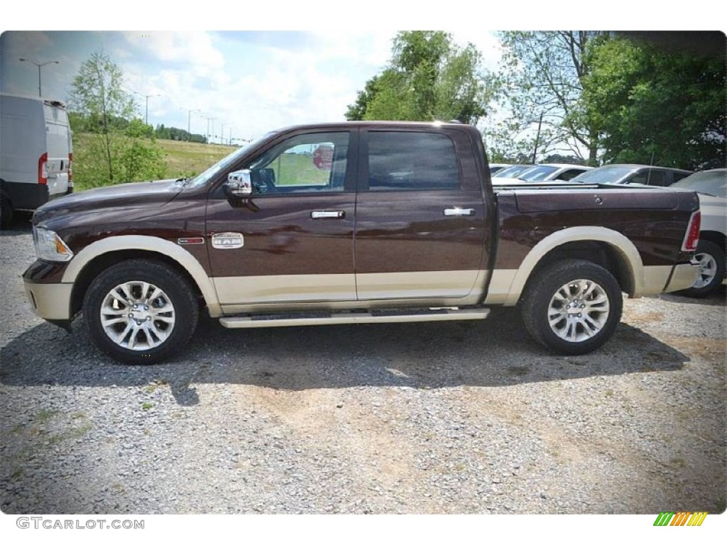 2015 1500 Laramie Long Horn Crew Cab - Western Brown / Canyon Brown/Light Frost photo #2