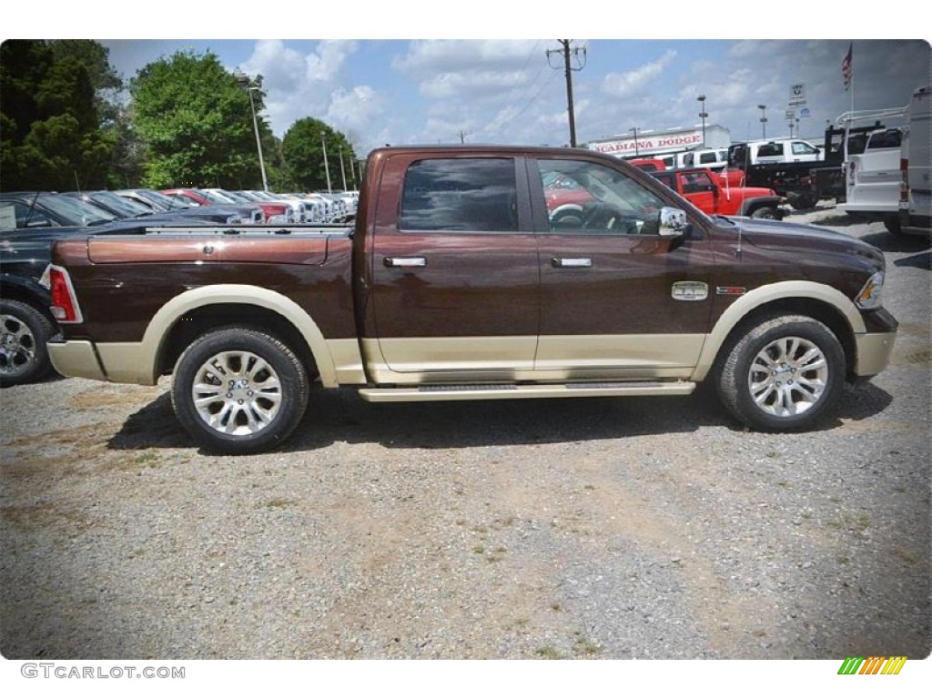 2015 1500 Laramie Long Horn Crew Cab - Western Brown / Canyon Brown/Light Frost photo #7