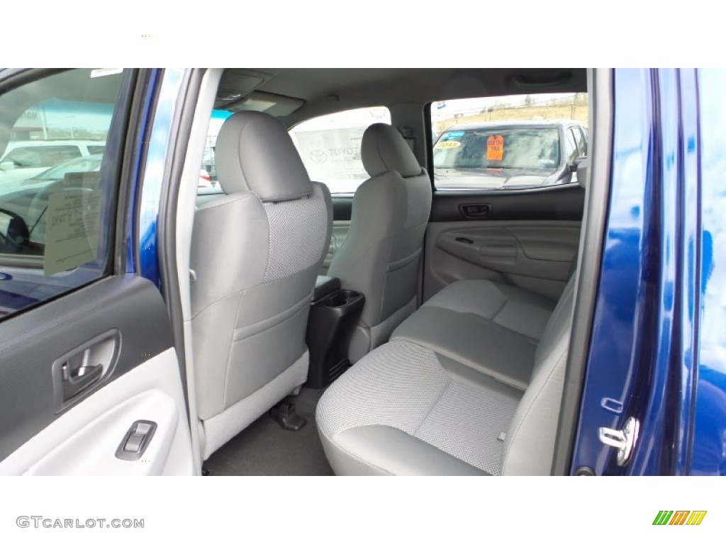 2015 Tacoma V6 Double Cab 4x4 - Blue Ribbon Metallic / Graphite photo #11