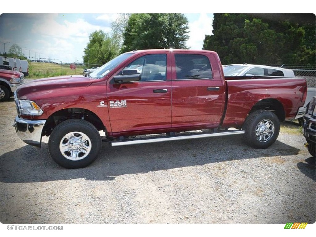 Deep Cherry Red Crystal Pearl 2015 Ram 2500 Tradesman Crew Cab 4x4 Exterior Photo #102956127