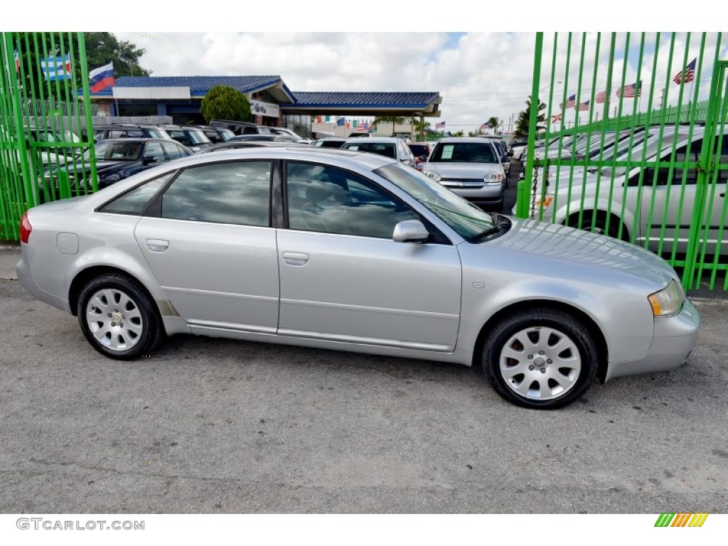 Light Silver Metallic 2001 Audi A6 2.8 quattro Sedan Exterior Photo #102956202