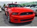2014 Race Red Ford Mustang V6 Premium Convertible  photo #3