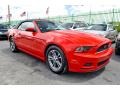 Race Red 2014 Ford Mustang V6 Premium Convertible Exterior