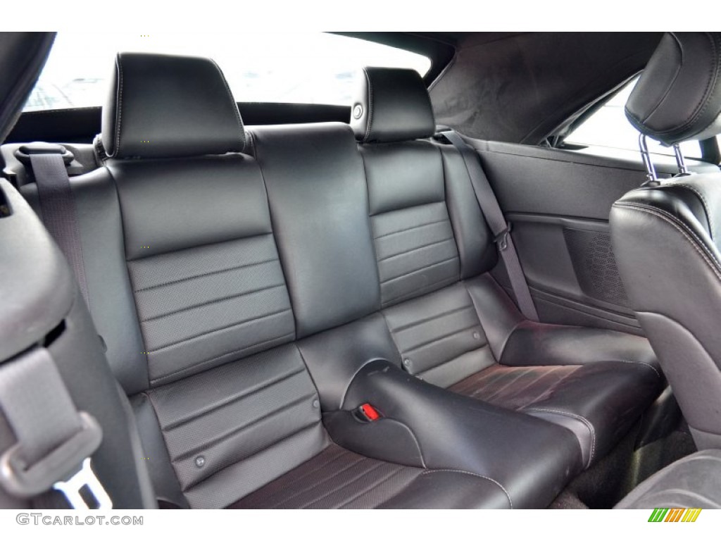 2014 Ford Mustang V6 Premium Convertible Rear Seat Photo #102956787