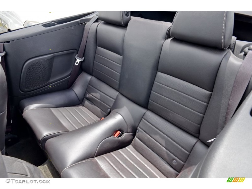 2014 Ford Mustang V6 Premium Convertible Rear Seat Photo #102957180