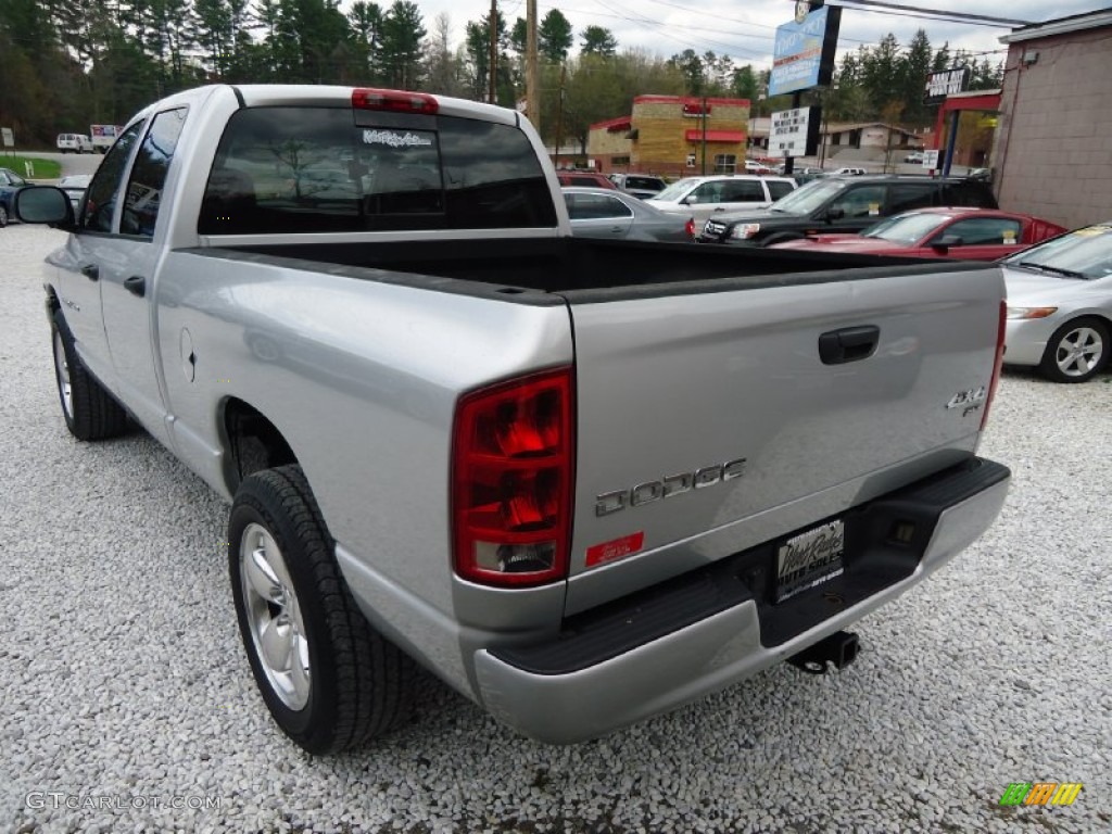 2003 Ram 1500 ST Quad Cab 4x4 - Bright Silver Metallic / Dark Slate Gray photo #7