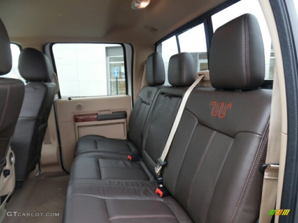 King Ranch Mesa Antique Affect/Adobe Interior 2015 Ford F250 Super Duty King Ranch Crew Cab 4x4 Photo #102960735