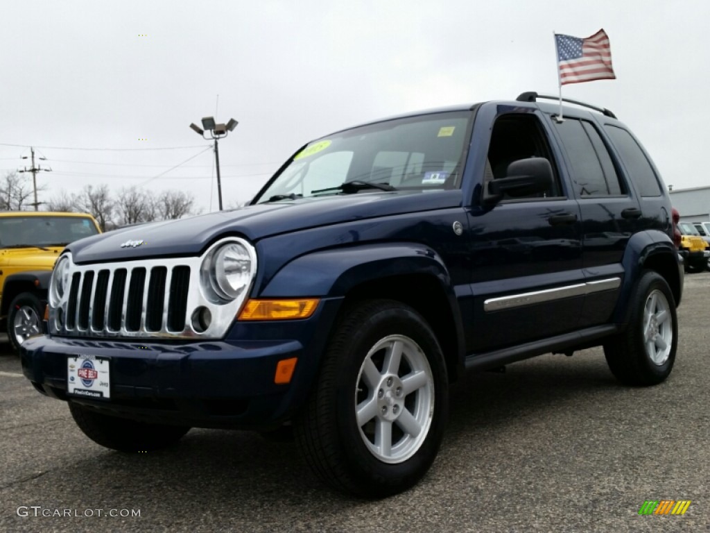 2005 Liberty Limited 4x4 - Atlantic Blue Pearlcoat / Medium Slate Gray photo #1