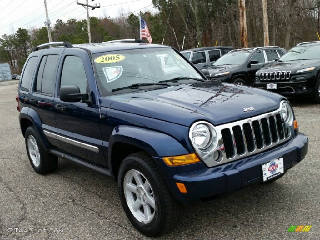 2005 Liberty Limited 4x4 - Atlantic Blue Pearlcoat / Medium Slate Gray photo #3