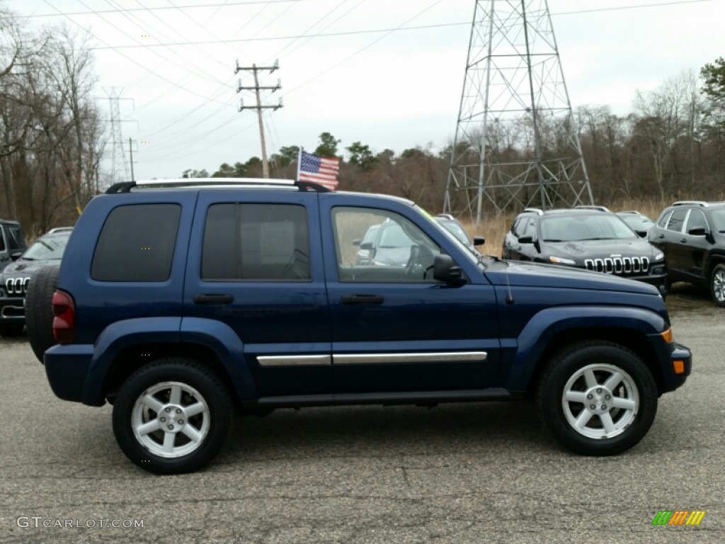 2005 Liberty Limited 4x4 - Atlantic Blue Pearlcoat / Medium Slate Gray photo #5