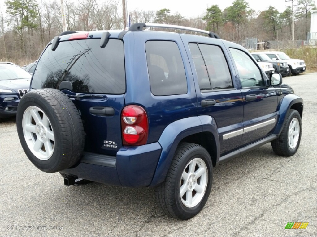 2005 Liberty Limited 4x4 - Atlantic Blue Pearlcoat / Medium Slate Gray photo #7