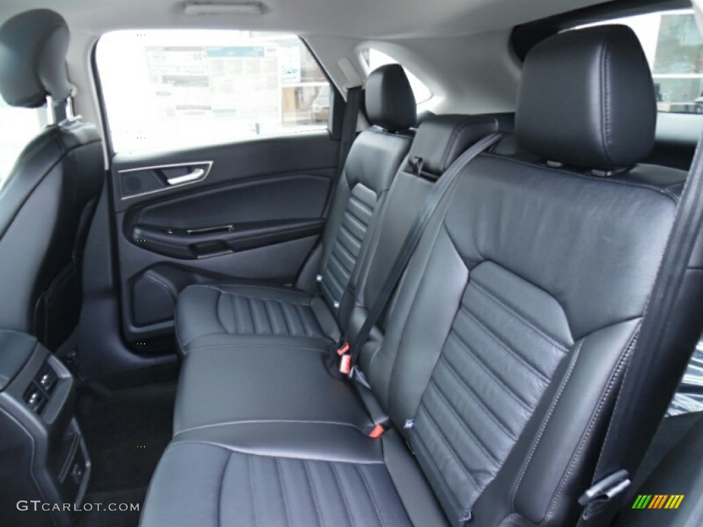 Ebony Interior 2015 Ford Edge SEL AWD Photo #102963783