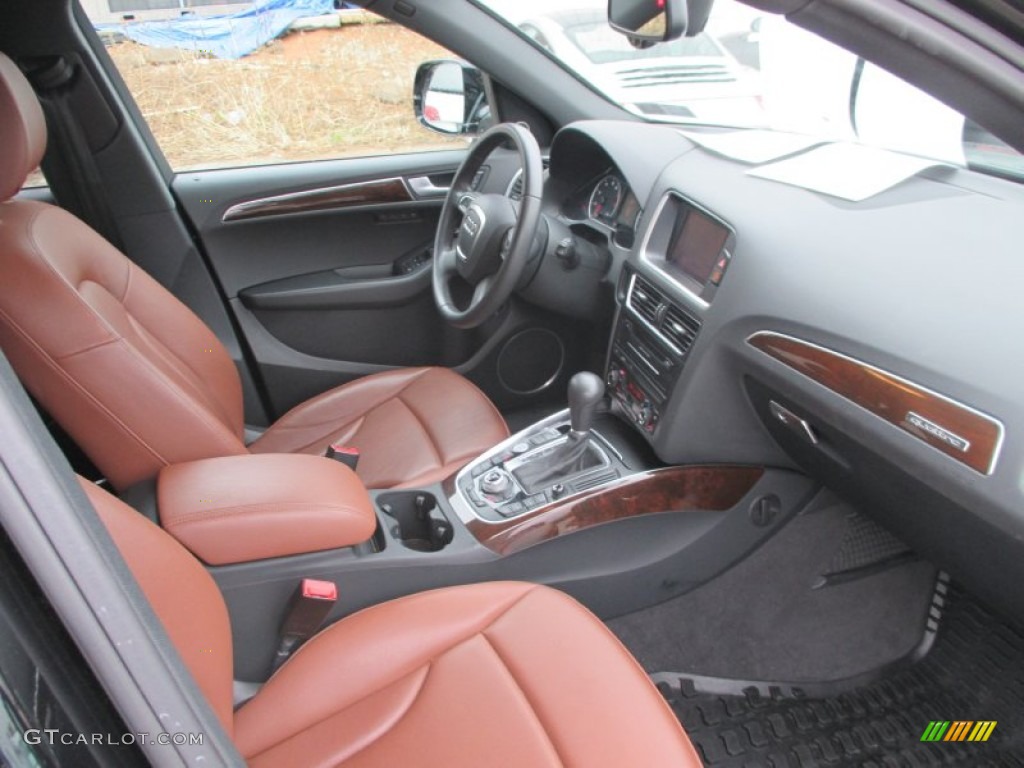 Cinnamon Brown Interior 2012 Audi Q5 3.2 FSI quattro Photo #102964245