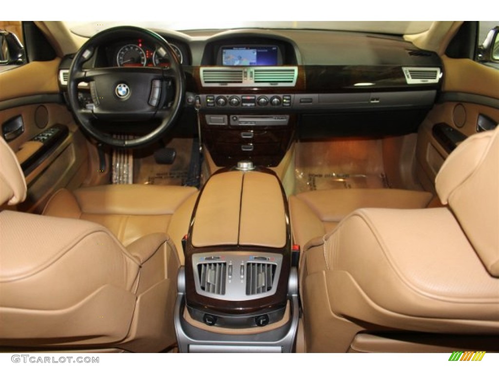 2006 7 Series 760Li Sedan - Black Sapphire Metallic / Black/Natural Brown photo #11