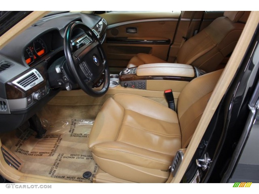 2006 7 Series 760Li Sedan - Black Sapphire Metallic / Black/Natural Brown photo #13